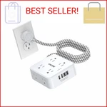 Surge Protector Power Strip - Chcore 5FT Braided Extension Cord With 8 Outlets. Fixed Price $16.63.