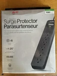 Apc Surgearrest PE625 Protector Outlet 25FT Cord 1080 Joules New. Fixed Price $19.99.