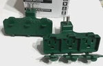 2- 3-OUTLET Wall Plug Adapter, Indoor/outdoor Use, Listed, Heavy Duty Multi. Fixed Price $14.49.