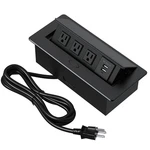 Kyhshj Connection Box Desktop Pop Up With 2 Usb Ports 3 Outletsblack. Fixed Price $88.98.