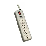 Tripp Lite 4SPDX Outlet Strip, Wall/floor Mount, 5-15R, 5-15P, 6 Ft., Beige. Fixed Price $46.75.