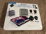 Atomi Wall Charger With Universal Us, Eu, Uk, Au Travel Adapters Includes Case. Fixed Price $24.00.