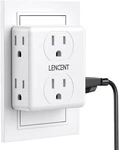 Lencent 2 To 3 Prong Outlet Adapter, Power Strip, 6 Widely Spaced. Fixed Price $23.69.