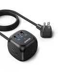 Anker 20W Usb Power Strip, 321 With Outlets And 10FT, Black. Fixed Price $30.37.