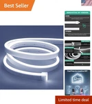 Flexible 16.4FT Neon Led Strip Bright White Light For Indoor & Outdoor Decor. Fixed Price $29.99.