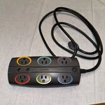 Kensington Line Fault Protection Six Outlet Model Number K62151 Tested Guc. Fixed Price $12.00.