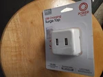 Power Gear 3-OUTLET Grounded Cube Tap With Usb Ports 2.4A Surge 245J White. Fixed Price $15.00.