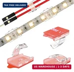 Atb- 100 Pack Led Strip Light Mounting Brackets, Self-adhesive & Screw-in Dual. Fixed Price $17.00.