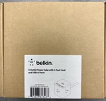 Belkin 3-OUTLET Power Cube With 5-FOOT Cord And Usb-a Ports SRA006P3TT5. Fixed Price $14.99.