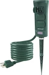 Oviitech 6-OUTLET Outdoor Yard Power Stake With Protective Cover And On/off. Fixed Price $20.99.