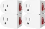 Oviitech 4 Pack Grounded Outlet Wall Tap Adapter With On/off Power Switch Single. Fixed Price $25.88.