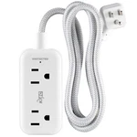 Kmc 2-OUTLET Mini Surge Protector Power Strip, 1 Usb-c & Usb-a Ports, White. Fixed Price $21.82.