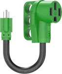 Rvguard Amp To 110 Volt Adapter Cord 12 Inch, Nema 5-15P 14-50R El. Fixed Price $35.38.