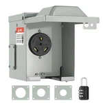 Vevor Rv Power Outlet Box Indoor/outdoor 30 Amp 125-VOLT Receptacle Pan. Fixed Price $35.00.