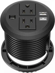 Desktop Power Grommet Inch, 2AC Outlets With Network 3.04&APOS;&APOS;HOLE. Fixed Price $40.35.