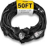 Extension Cord With Multiple Outlets 50 Ft Heavy Duty 16 Gauge Power Sjtw Cabl. Fixed Price $96.99.