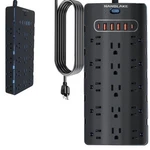 20 Amp Power Strip Surge Protector,heavy Duty 12 Gauge 6.5 Ft Extension Cord,.... Fixed Price $59.75.