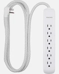Philips Outlet Power Strip Surge Protector, Ft Cord, Good - N169. Fixed Price $14.79.