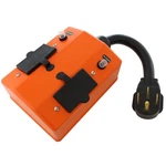 1.5FT Nema 14-50 50A Rv/ Generator Plug 5-20 Pdu Outlet Box (gfci & Breakers). Fixed Price $89.99.