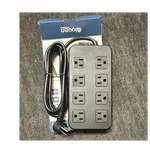 Qiyuan IPX6 Waterproof Power Strip 8 Outlets With 2 Usb & 1 Type-c 6FT Cord. Fixed Price $18.00.