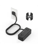 Tessan Black Extension Cord 5 Ft, Flat Surge Protector. Fixed Price $13.99.