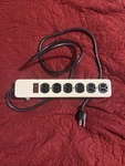 Wiremold Permapower 6-OUTLET Metal Strip With 6FT Cord And Circuit Breaker. Fixed Price $14.99.