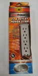 Protouch 6-OUTLET White Surge Protector Power Strip Ft 90J 120V Switch. Fixed Price $25.00.