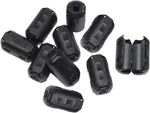 Pack Of 10 Snap On Ferrite Core Bead Choke Ring Cord Rfi Emi Noise.... Fixed Price $11.65.