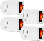 Anko Grounded Outlet Adapter, Etl Listed Wall Tap With Red Indicator On/. Fixed Price $24.97.