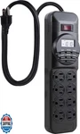 Ge Power Saving Strip Timer 8 Outlet Digital Display & 3 Foot Cord 15077. Fixed Price $34.95.