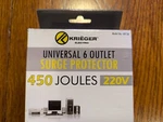 Krieger Universal Power Strip Ac 220-240V Surge Protector With Heavy Duty German. Fixed Price $32.80.