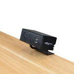 Progressive Automations 2 Plug Desk Clamp Power Strip With Usb Ports, Black. Fixed Price $78.40.