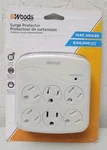 Woods 41076 Grey 1800W 120V 15A 1440 Joules 6-OUTLET Surge Protector. Fixed Price $10.95.