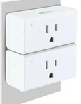 2 Pack Sieges Smart Wifi Plug Socket Voice Activated Works Alexa & Google Home. Fixed Price $18.00.