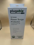 Plugable Surge Protector Power Strip W/ Usb, 12 Ac Outlets, 25FT Extension Cord. Fixed Price $44.98.