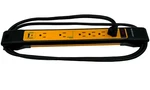 Mastercraft AS-35 Power Bar With Outlets & 1 Usb Port, Yellow/black, 6-FT Cord. Fixed Price $9.42.