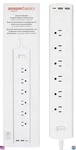 Basics Smart Plug Power Strip 6 Outlets, 3 Usb Ports, 2.4GHZ Wi-fi, White. Fixed Price $61.50.