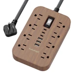 Walnut Power With Usb Ports - Ft Wood Strip, 1625W Decorative E.... Fixed Price $39.12.