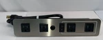 Furnlite 22204P-POWER Strip Fbwr Four Plug Recessed Mount -15A 120 V Ac Desk Top. Fixed Price $22.00.