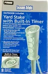 Prime Cable Garden Power Stake 3-OUTLETS On/off Switch 6 Ft. Cord With Timer. Fixed Price $28.56.