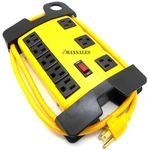 8-OUTLET Power Strip Surge Protector Metal Housing Charging Station Electronic. Fixed Price $23.99.