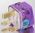 Travel Adapter Power Plug For Uk England Ireland Scotland Purple 2-PORT +surge. Fixed Price $12.89.