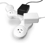 Quirky 4 Outlet Surge Protector Power Strip With On/off Switch, 125V, White R. Fixed Price $30.94.