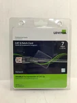 Leviton Professional Grade Network Cat 6 Patch Cord (black 7 FEET/2.1 Meters). Fixed Price $9.95.