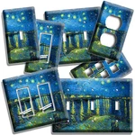 Van Gogh Starry Night Over Rome Painting Light Switch Outlet Wall Plate Hd Decor. Fixed Price $9.99.