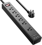 6FT Power Strip Surge Protector - Yintar Extension Cord With Ac Outlets And 3. Fixed Price $17.33.