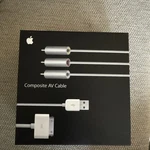 Apple Composite Audio Video Cable MB129LL/A For Ipod Iphone. Fixed Price $40.00.