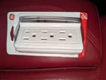 Ge 54543 6-OUTLET Extender, Side Access Wall Tap, 3-PRONG, Vertical Power White. Fixed Price $12.99.