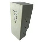 Used Philips Home Electronics Surge Protector Hide Cable Clutter SPP3060B/17 Go. Fixed Price $14.99.
