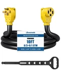 Dewenwils Rv Extension Cord 50A 10 Feet, Nema 14-50P To 14-50R Copper Wire,. Fixed Price $59.99.
